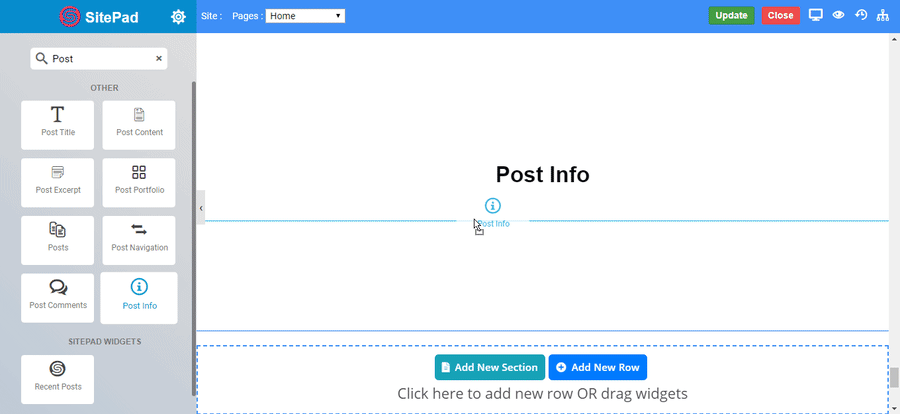 post info post info