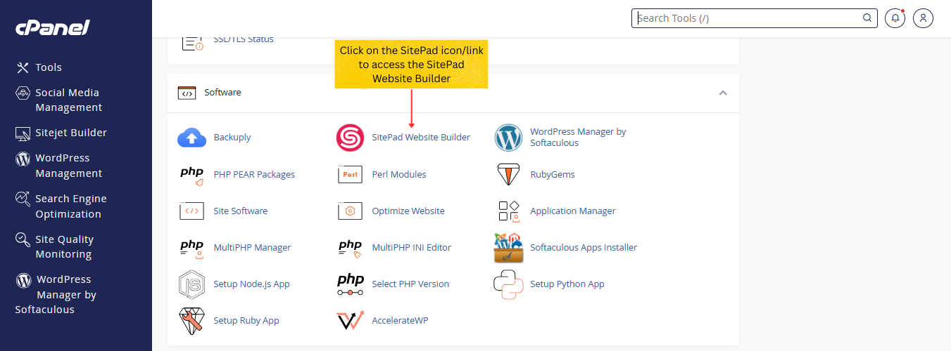 Cpanelsitepadicon